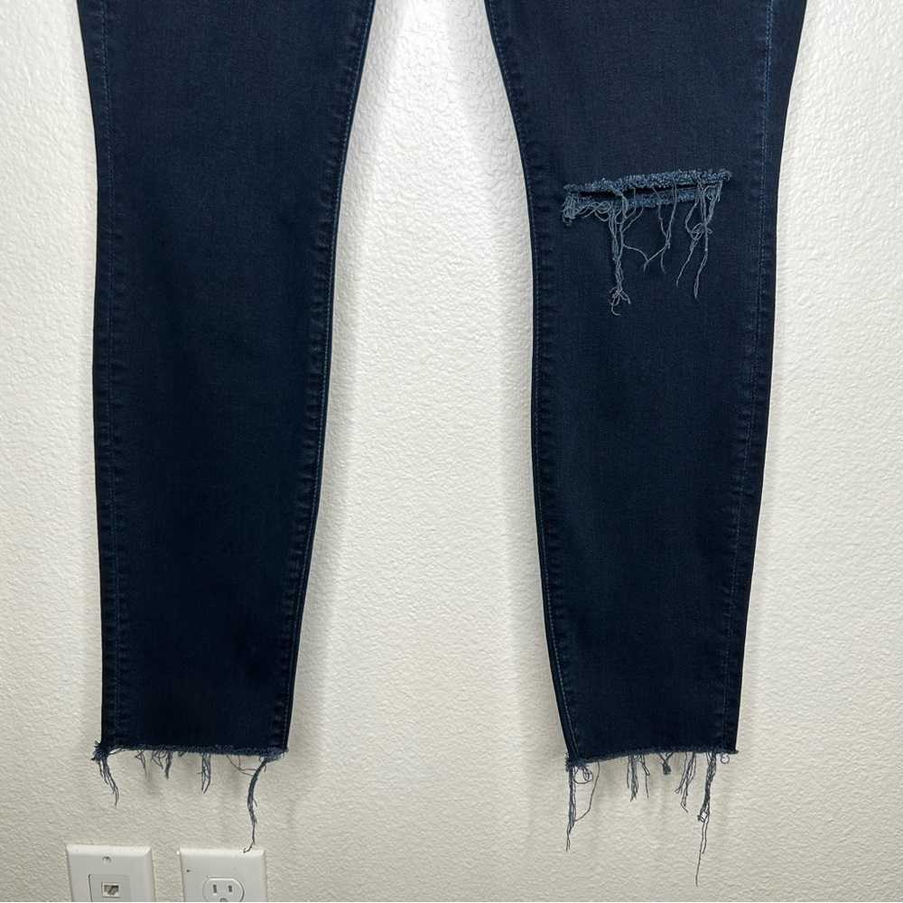 Mother The Pixie Ankle Fray jeans Holding Hands Tightly 30 - Picture 9 of 16